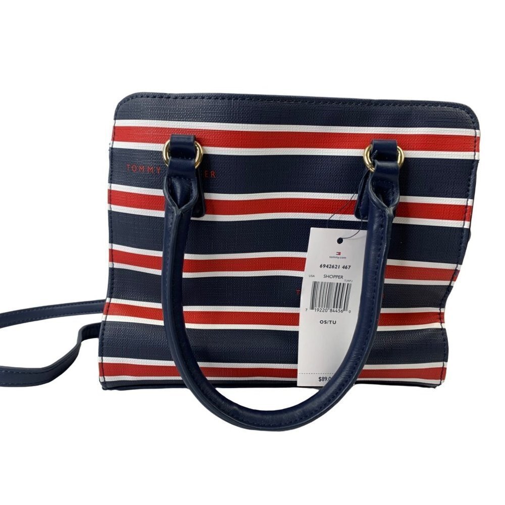 Tommy Hilfiger Women's Stripped Small Square Purse - Picture 2 of 5